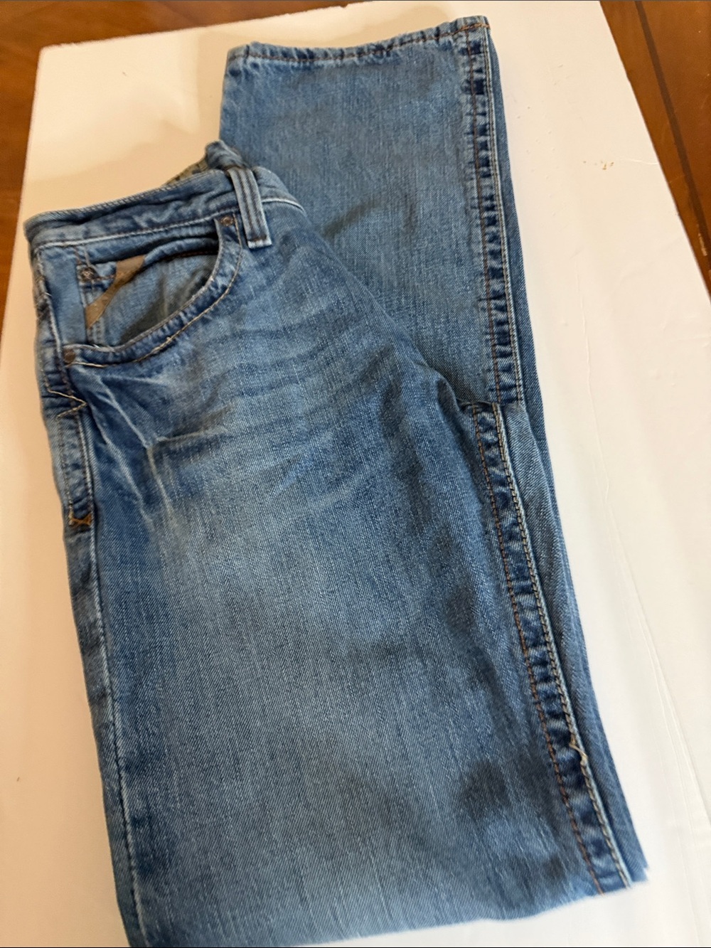 Ariat Men's Light Blue Straight Jeans